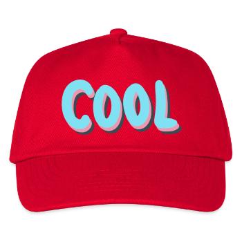 coole Styles für jeden Geschmack - Kinder Basecap - Rot - Vorne