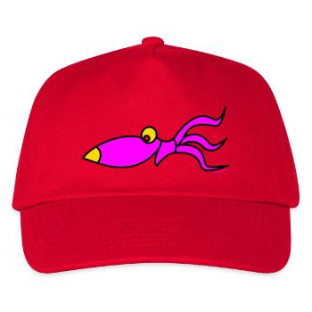 Squid Shirts - Kids’ Baseball Cap - red - Front