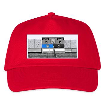 Giesing // Illustration - Kinder Basecap - Rot - Vorne