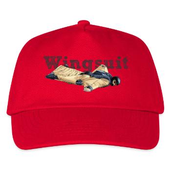 wingsuit - Kids’ Baseball Cap - red - Front