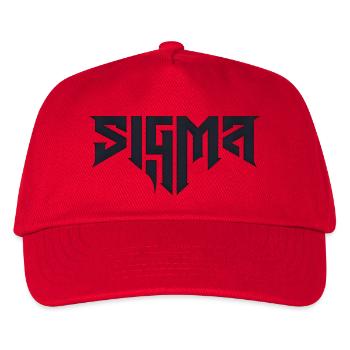 Glyphes Sigma dans la typographie difficile - Casquette de baseball Enfant - rouge - Devant