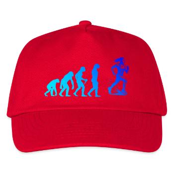 Direkte Running Aussage - Kinder Basecap - Rot - Vorne