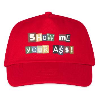 Collage de lettres SYMA - Casquette de baseball Enfant - rouge - Devant