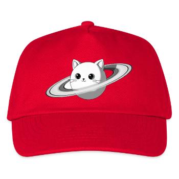Saturn Cat - Casquette de baseball Enfant - rouge - Devant