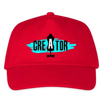 Créateur - Blue - Casquette de baseball Enfant - rouge - Devant