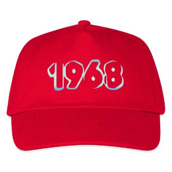 1968 - Kids’ Baseball Cap - red - Front