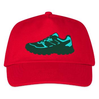 Flat Icon Sporty Sneaker - Kids’ Baseball Cap - red - Front