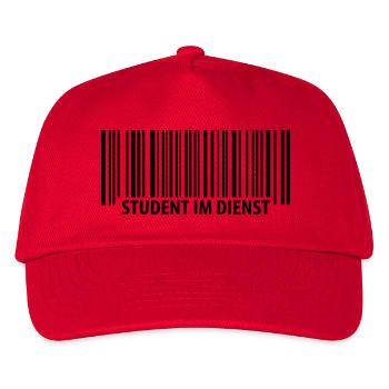 Student im Dienst - Kinder Basecap - Rot - Vorne