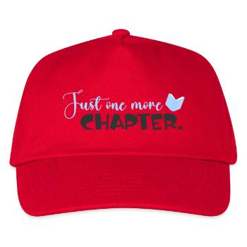 Encore un chapitre – amoureux des livres - Casquette de baseball Enfant - rouge - Devant