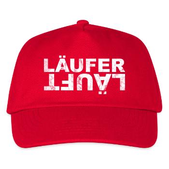 Laufen - Läufer Läuft - Kinder Basecap - Rot - Vorne