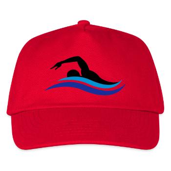 swimmer - Kids’ Baseball Cap - red - Front