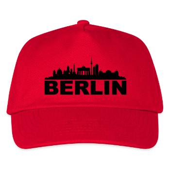 Berlin horizon texte central - Casquette de baseball Enfant - rouge - Devant