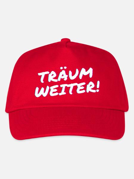 Träum weiter! - Kinder Basecap - Rot