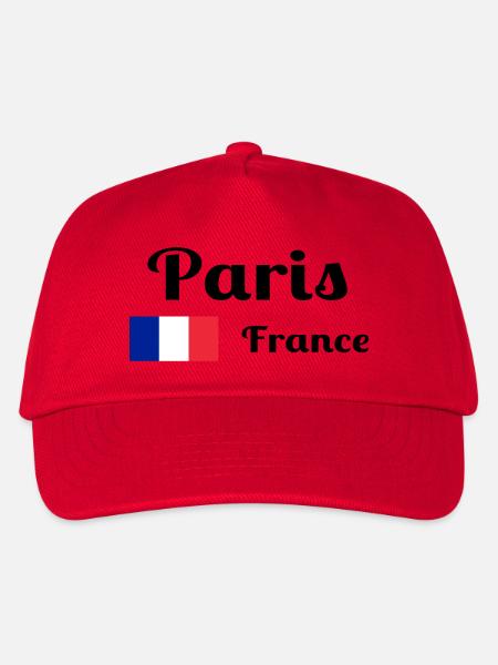 Paris Frankreich - Stilvolle Drucke - Kinder Basecap - Rot