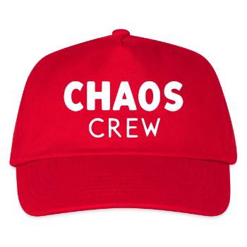 Chaos Crew - Kinder Basecap - Rot - Vorne