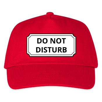 Do not disturb - Kids’ Baseball Cap - red - Front