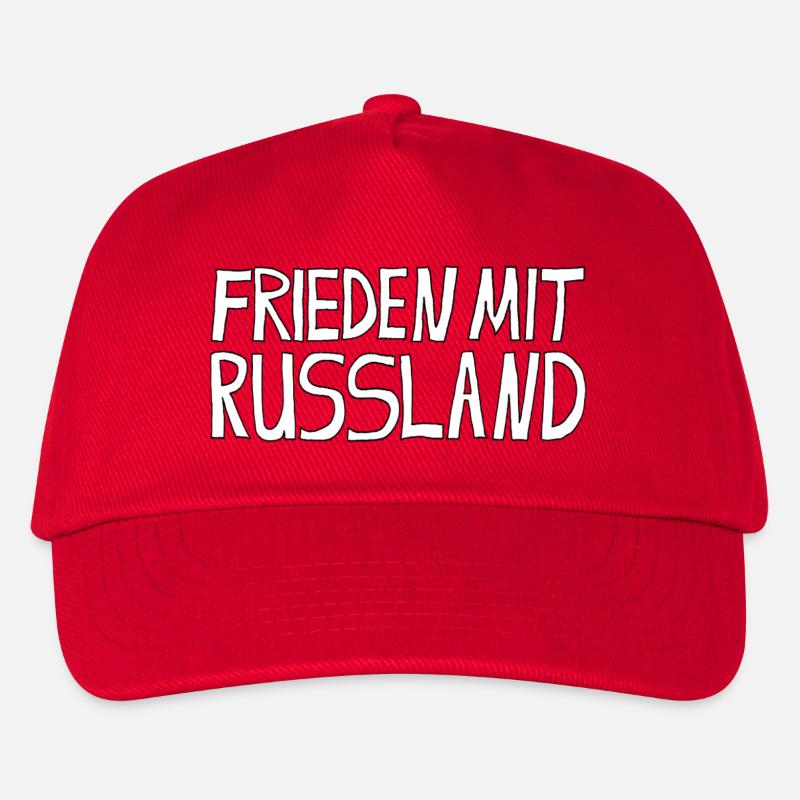 FRIEDEN MIT RUSSLAND - Kinder Basecap - Rot