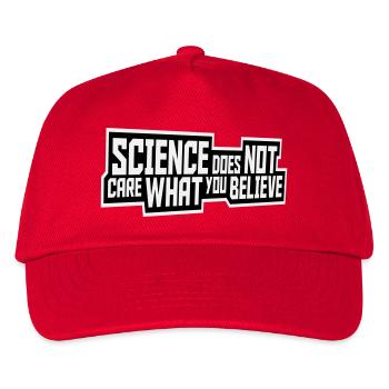 La science se moque de ce que vous croyez Logo des faits - Casquette de baseball Enfant - rouge - Devant