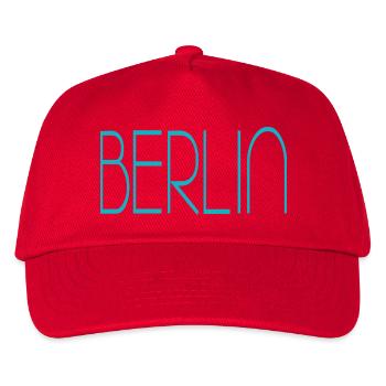 Berlin - Kinder Basecap - Rot - Vorne