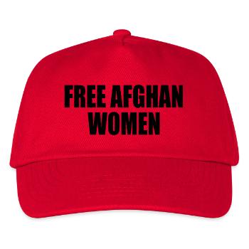 Free afghan women - Kids’ Baseball Cap - red - Front