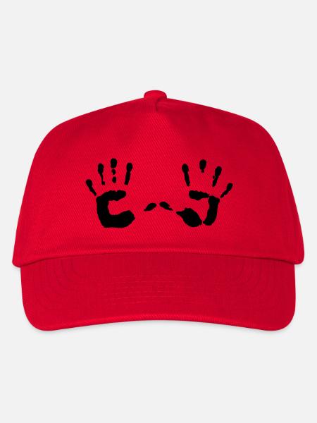 Hände - Hand - Kinder Basecap - Rot