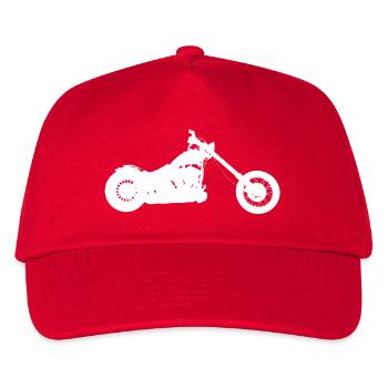 Harrikka Softail Chopper - Kinder Basecap - Rot - Vorne