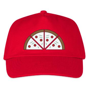 Picture of a pizza - Kids’ Baseball Cap - red - Front