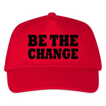 be the change - Casquette de baseball Enfant - rouge - Devant