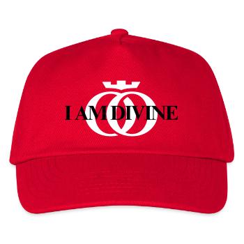 Je suis Divin. Oppoline Collection - Casquette de baseball Enfant - rouge - Devant