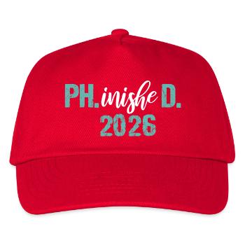 Doctorat 2026 Doctorat philistin Thèse PhD - Casquette de baseball Enfant - rouge - Devant