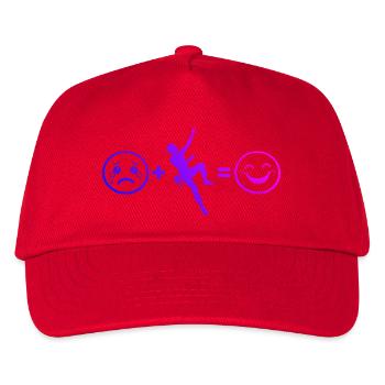 Gift idea for a boulderer with sport climbing - Kids’ Baseball Cap - red - Front