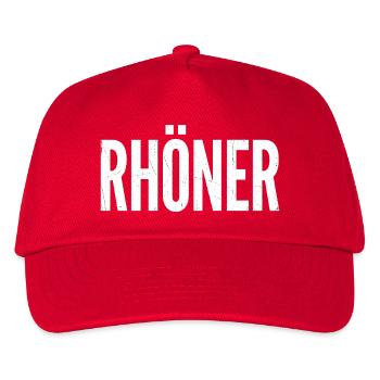 Rhöner Großschrift Relief - Kids’ Baseball Cap - red - Front
