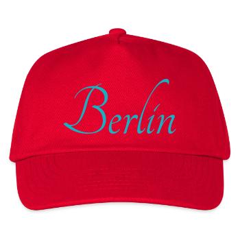 Berlin - Kids’ Baseball Cap - red - Front
