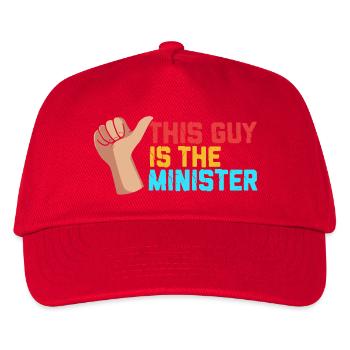 pastor - Kids’ Baseball Cap - red - Front
