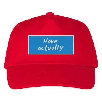 Hove actually - Kids’ Baseball Cap - red - Front