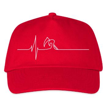 Electrocardiogram - Death - White - Kids’ Baseball Cap - red - Front