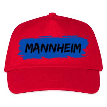 Mannheim - Kinder Basecap - Rot - Vorne