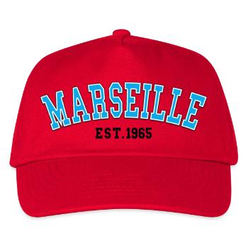 Marseille Est.1965  - Kids’ Baseball Cap - red - Front