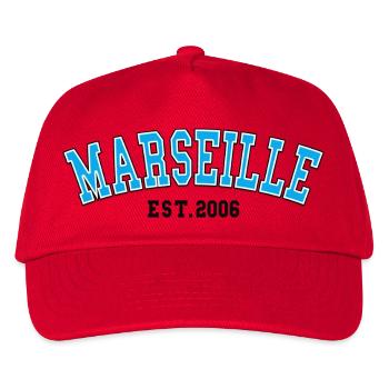 Marseille Est. 2006 - Kids’ Baseball Cap - red - Front