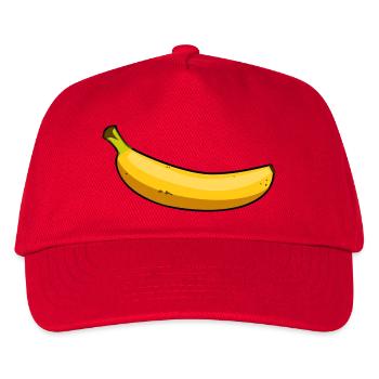 Banane - Kinder Basecap - Rot - Vorne