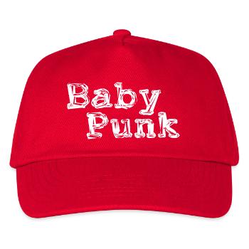 Baby Punk - Kinder Basecap - Rot - Vorne