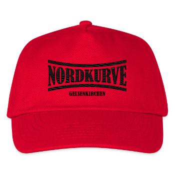 Nordkurve Gelsenkirchen Geschenkidee - Kinder Basecap - Rot - Vorne