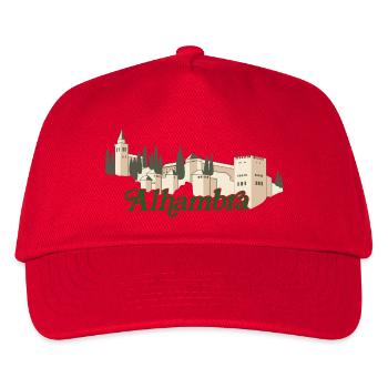 Alhambra - Kinder Basecap - Rot - Vorne