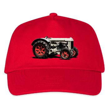 Vintage Tractor Fordson Model F - Kids’ Baseball Cap - red - Front