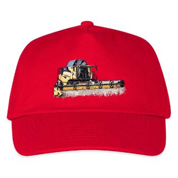 Combine harvester CR Holland New - Kids’ Baseball Cap - red - Front