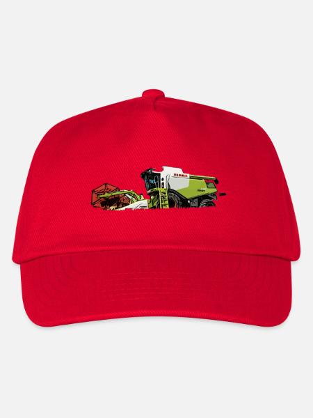 Mähdrescher Claas 630 - Kinder Basecap - Rot