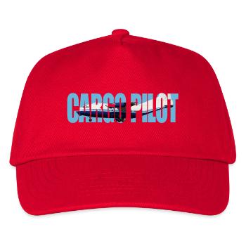 Cargo pilot An-12 - Kids’ Baseball Cap - red - Front