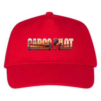 Cargo pilot DC-3 - Kids’ Baseball Cap - red - Front