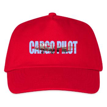 Cargo pilot B-307 - Kids’ Baseball Cap - red - Front