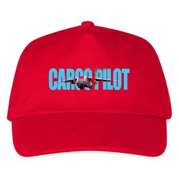 Cargo pilot C-390 - Kids’ Baseball Cap - red - Front